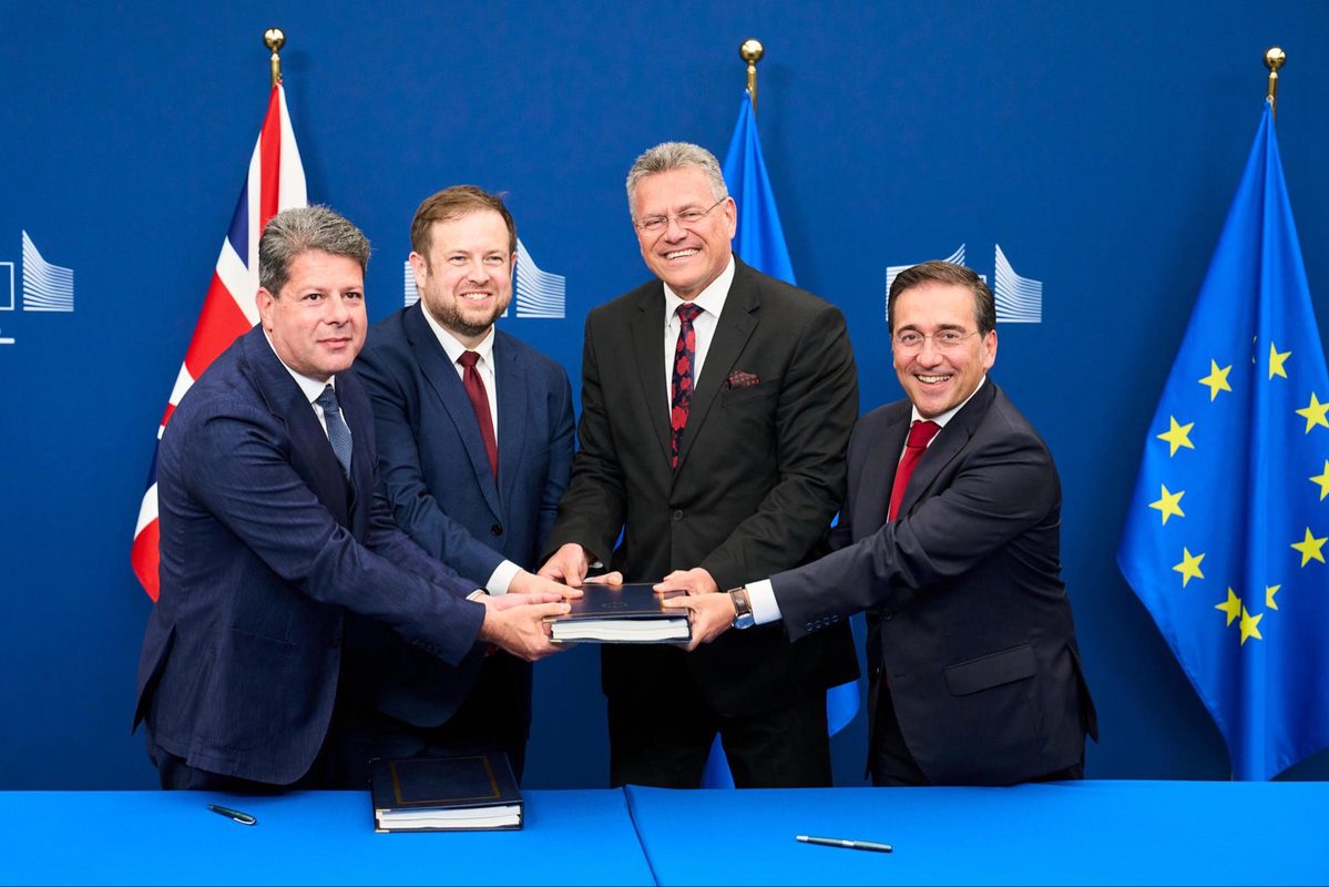 La UE y el Reino Unido firman el acuerdo sobre Gibraltar