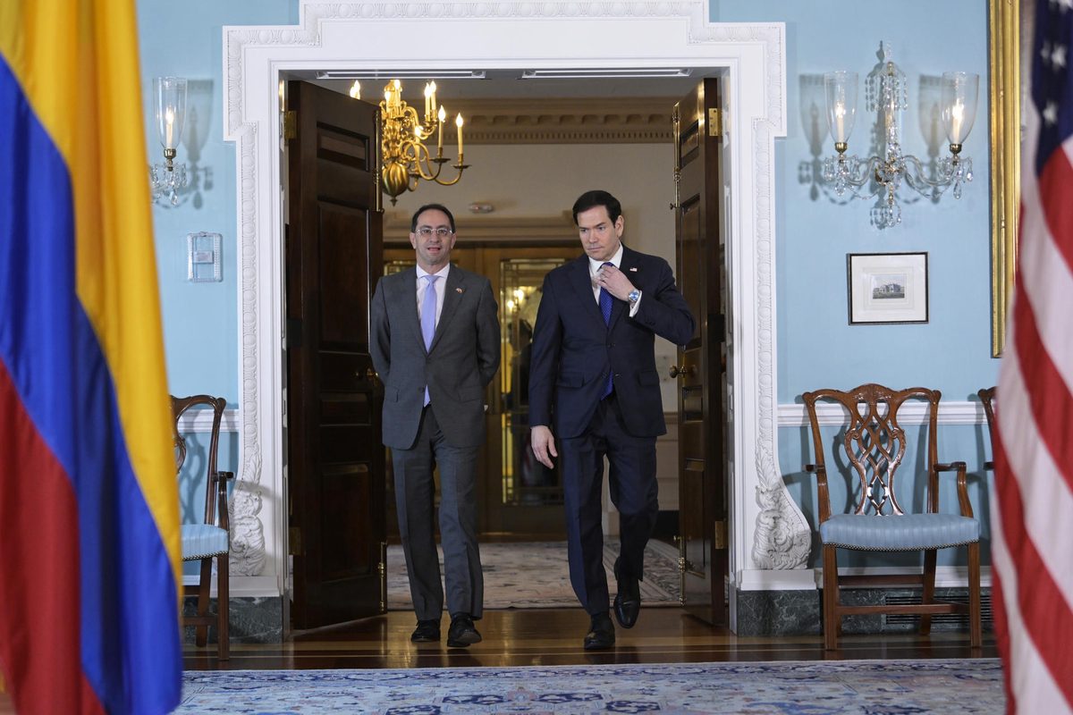 Rubio recibe al vicepresidente electo de Colombia para mostrar respaldo al nuevo Gobierno