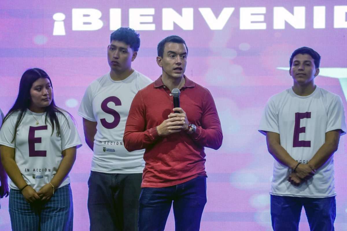 Noboa destina 180 millones de dólares para programas de jóvenes en Ecuador