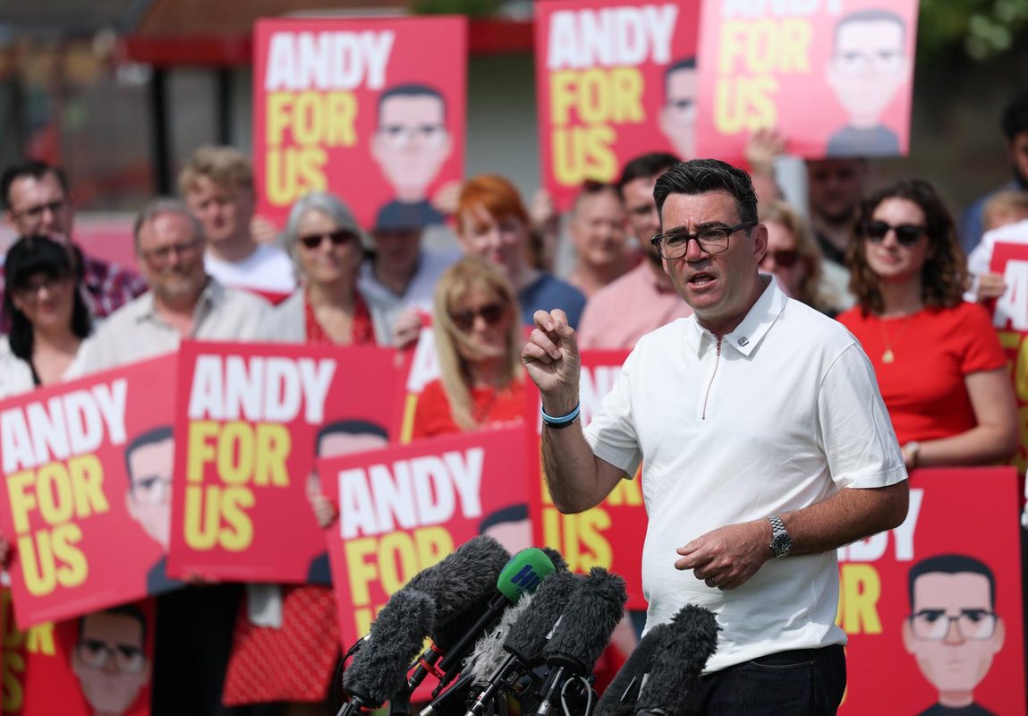 Burnham promete priorizar los valores laboristas antes de asumir el poder en Reino Unido