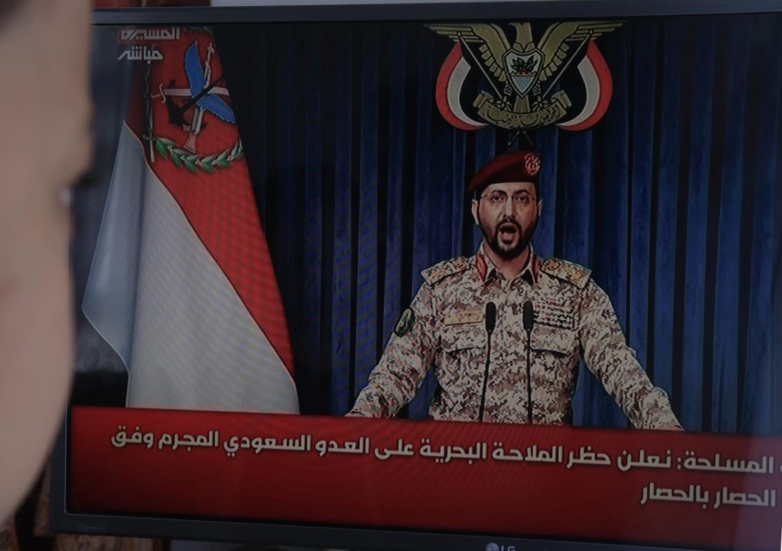 Los hutíes del Yemen declaran un embargo marítimo contra Arabia Saudí en medio de escalada