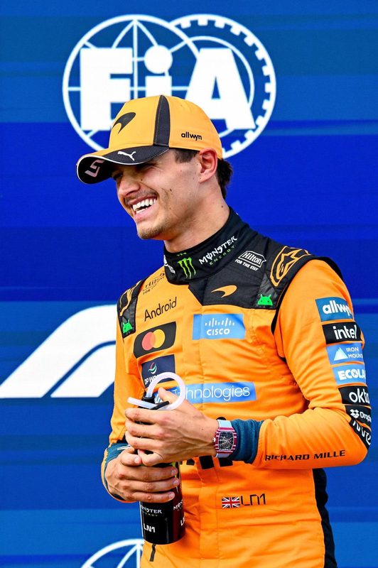 Norris: «Es una sensación fantástica volver a estar en la ‘pole'»