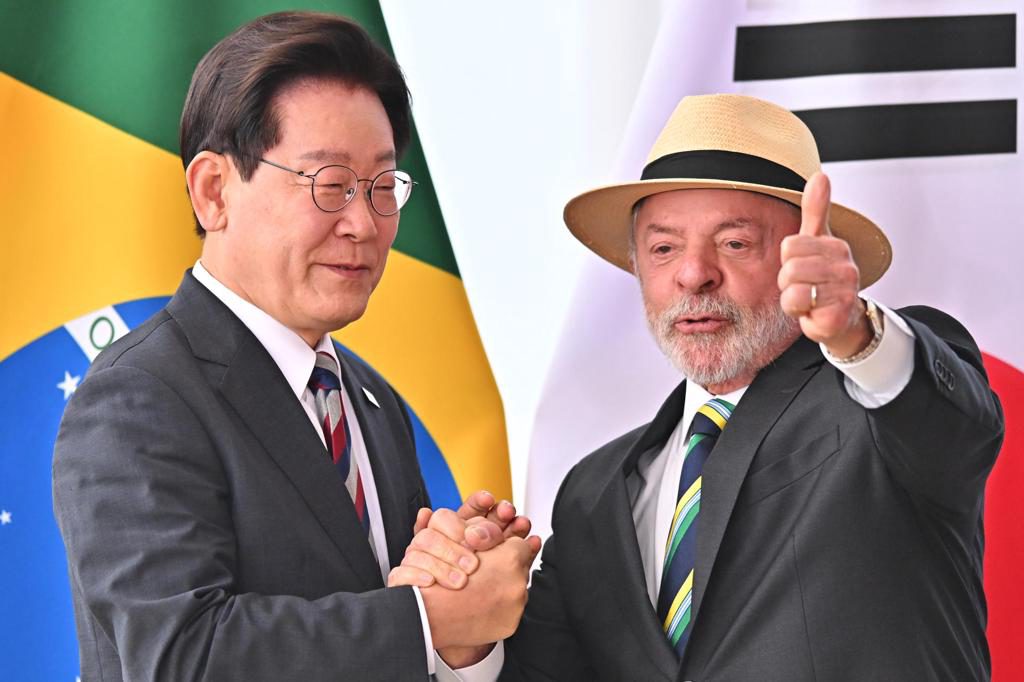 Lula recibe al presidente de Corea del Sur con una ceremonia especial