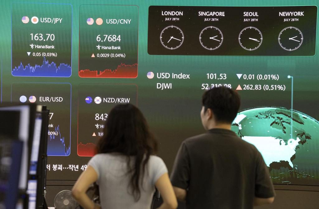 Las Bolsas de Asia retroceden por la caída de las tecnológicas y lastradas por Wall Street