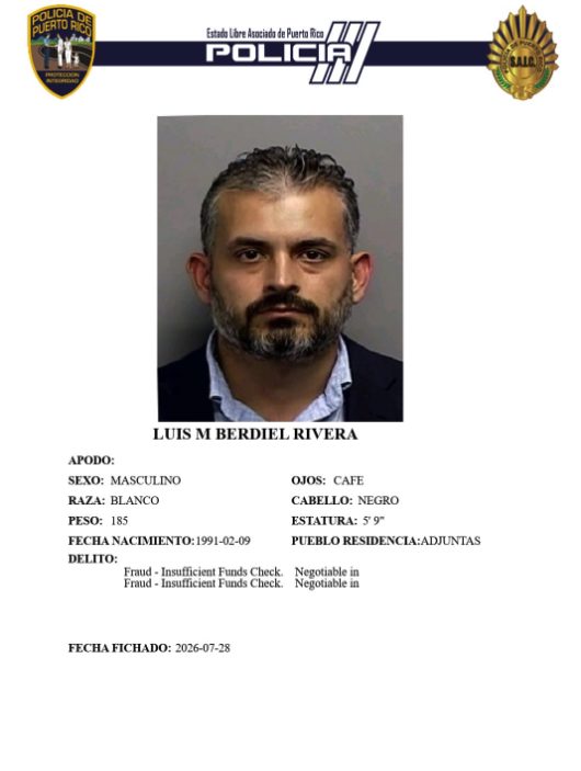 Radican cargos contra hijo de exsenador por entregar  $31,800 en cheques sin fondos