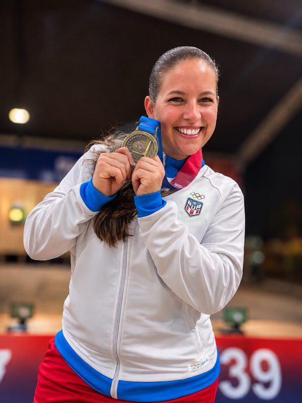 Medallas de oro y plata en Pistola de Aire