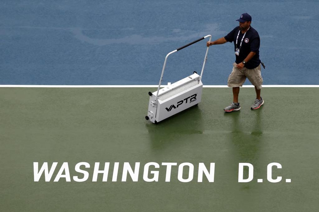 El Abierto de Washington pospone sus finales al lunes por la lluvia