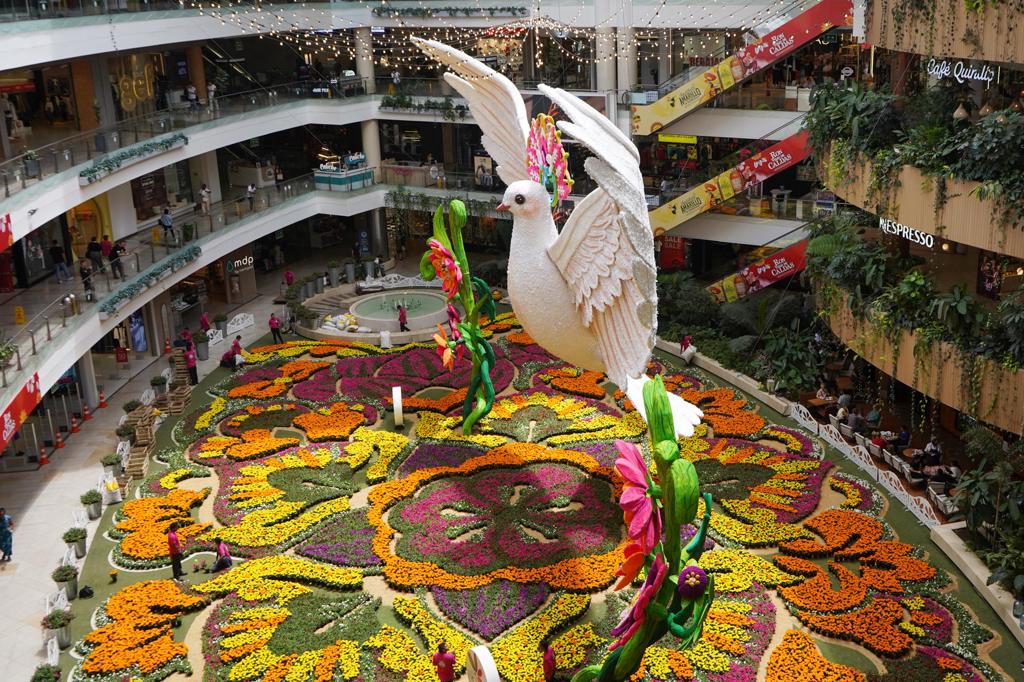 Cada planta del Tapete de Flores de Medellín ayudará a sanar a niños víctimas de violencia