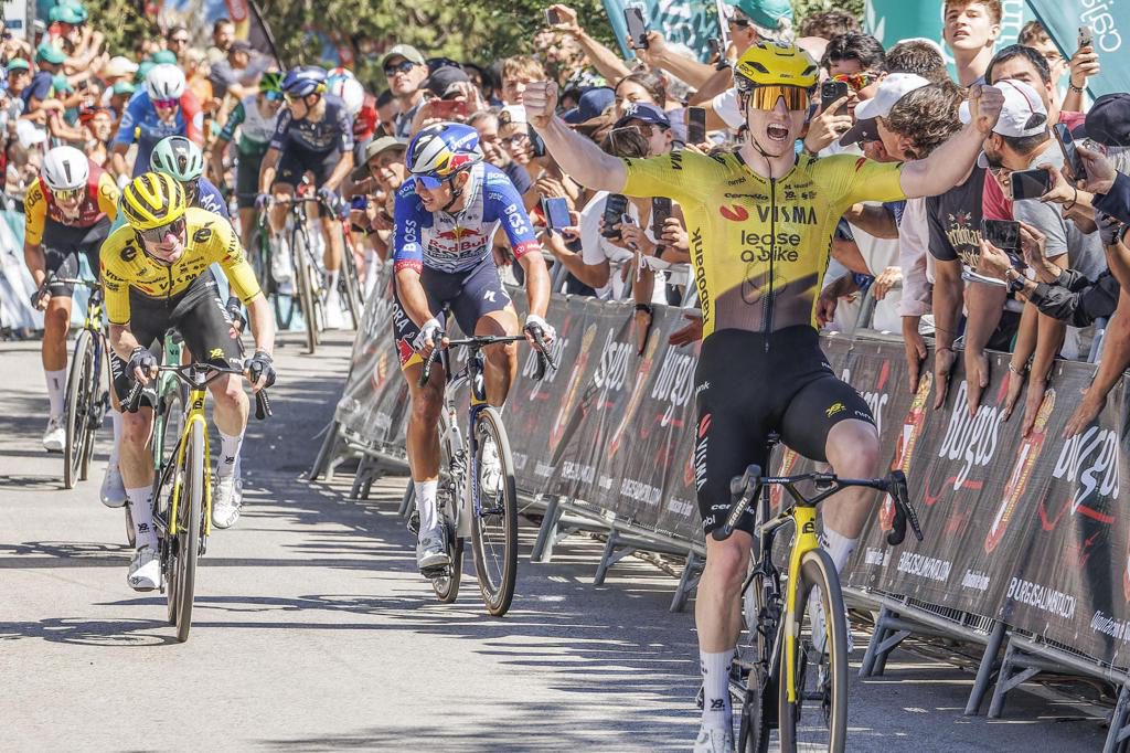 Brennan, primer líder de la Vuelta a Burgos al ganar la etapa inaugural
