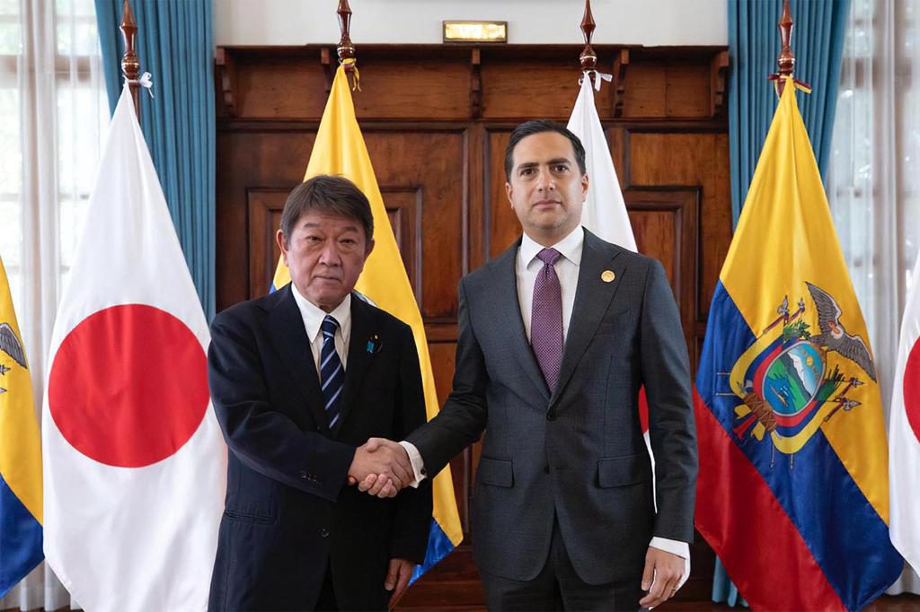 Ecuador y Japón acuerdan profundizar el diálogo sobre un acuerdo de asociación económica