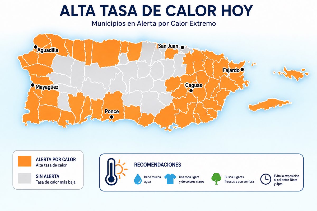Emiten advertencia de calor extremo 