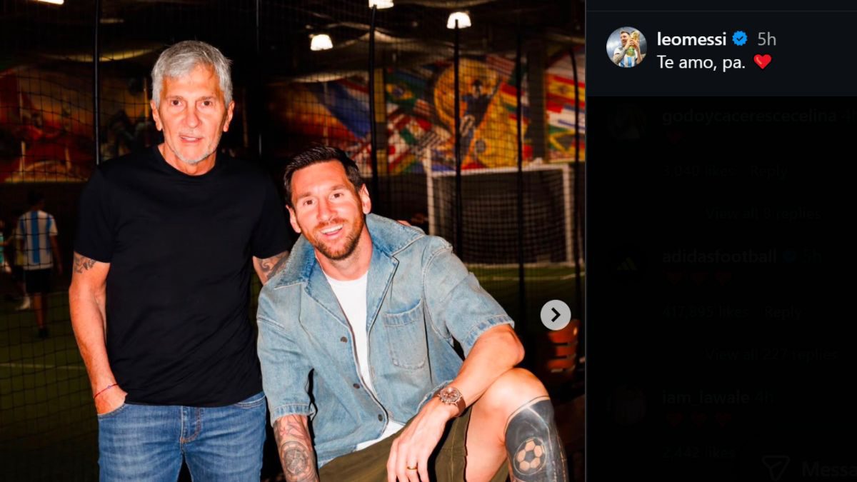 Messi contempla el retiro del fútbol tras la muerte de su padre