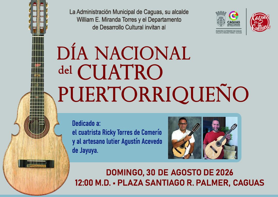 Celebran el Día Nacional del Cuatro Puertorriqueño en Caguas
