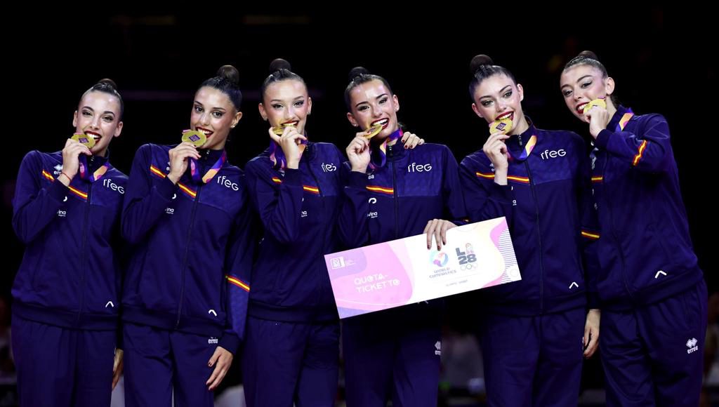 El conjunto español de rítmica toca el cielo con un oro mundial histórico 35 años después