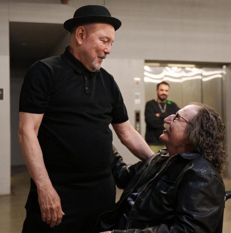 Rubén Blades se encuentra con Charly García antes de su concierto en Buenos Aires