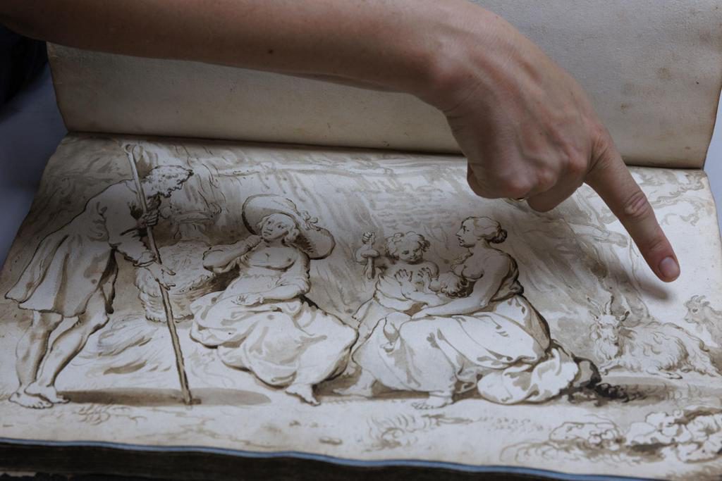El Rijksmuseum de Ámsterdam recibe cuaderno de dibujos del siglo XVII conservado intacto