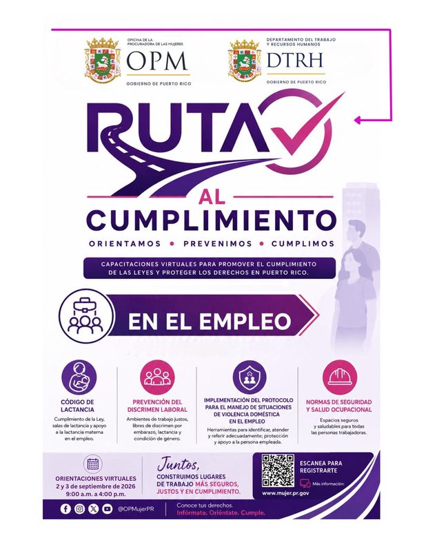 Convocan a patronos y profesionales de recursos humanos a capacitaciones virtuales de la campaña “Ruta al Cumplimiento”