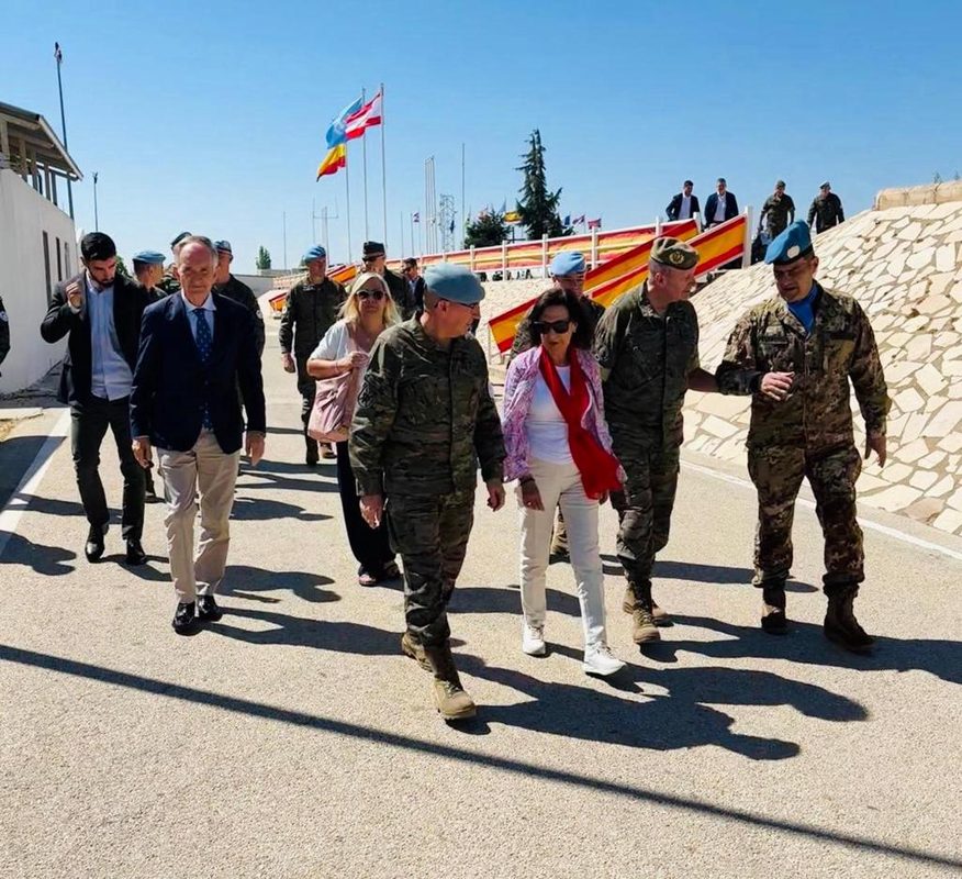 Ministra de Defensa agradece 20 años de trabajo de cascos azules españoles en el Líbano