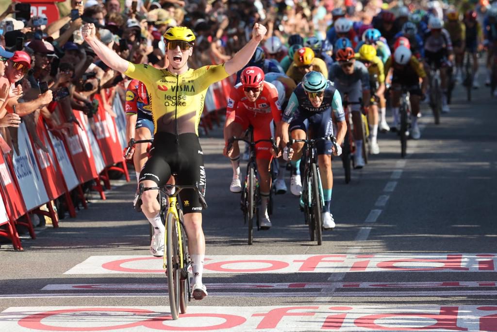 Matthew Brennan se impone al esprint en Manosque, Pocacar mantiene el jersey rojo
