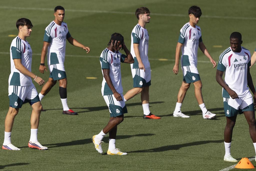 Tchouaméni, Endrick y Pitarch apuran para la ‘Champions’ y Lunin, ausente por gripe