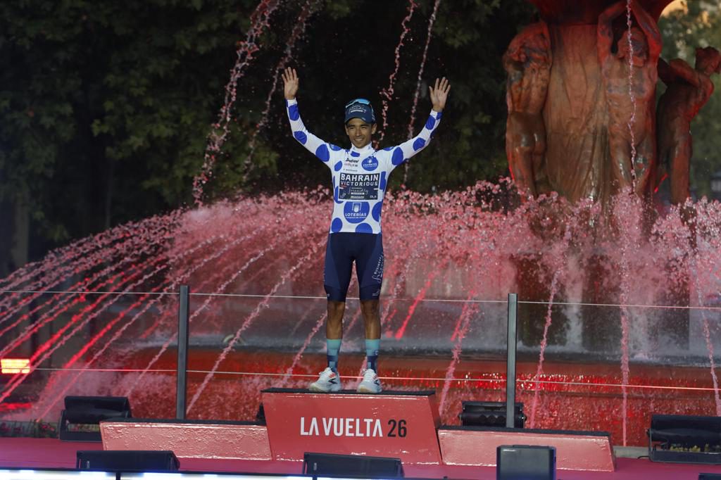 Buitrago, «orgulloso» de llevarse a casa el maillot de la montaña
