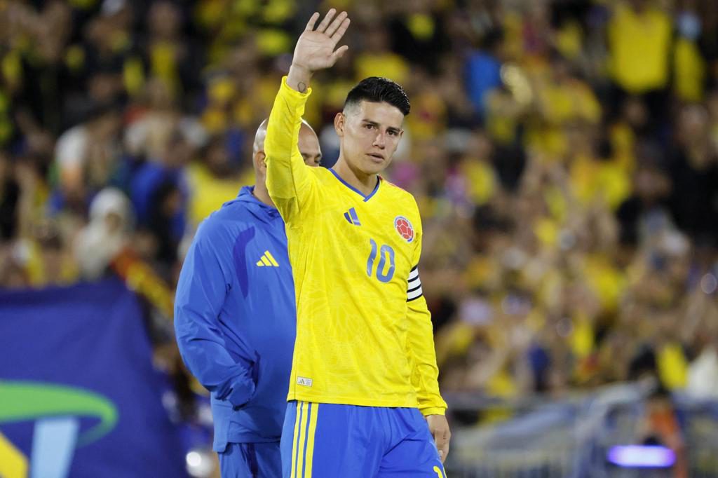 James Rodríguez anuncia su retiro de la selección colombiana