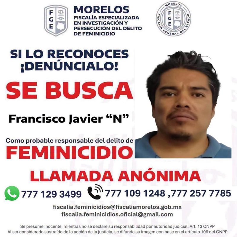 México difunde ficha de búsqueda del sospechoso del asesinato de Claudia Tacoronte