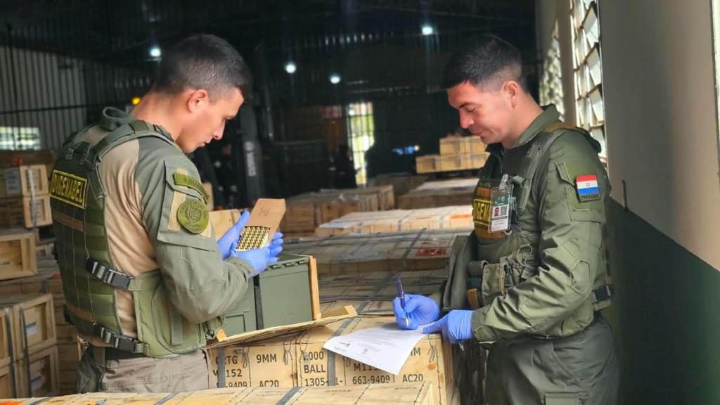 Paraguay compra a EEUU municiones por más de un millón de dólares