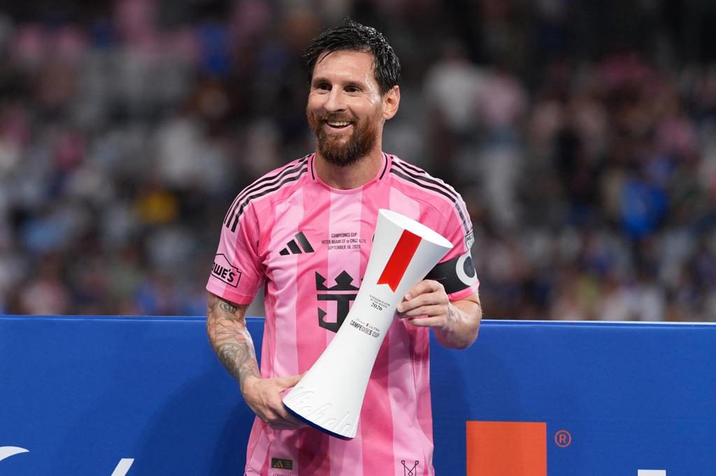2-0. Messi aporta su centésimo gol con Inter Miami a la conquista de la Campeones Cup