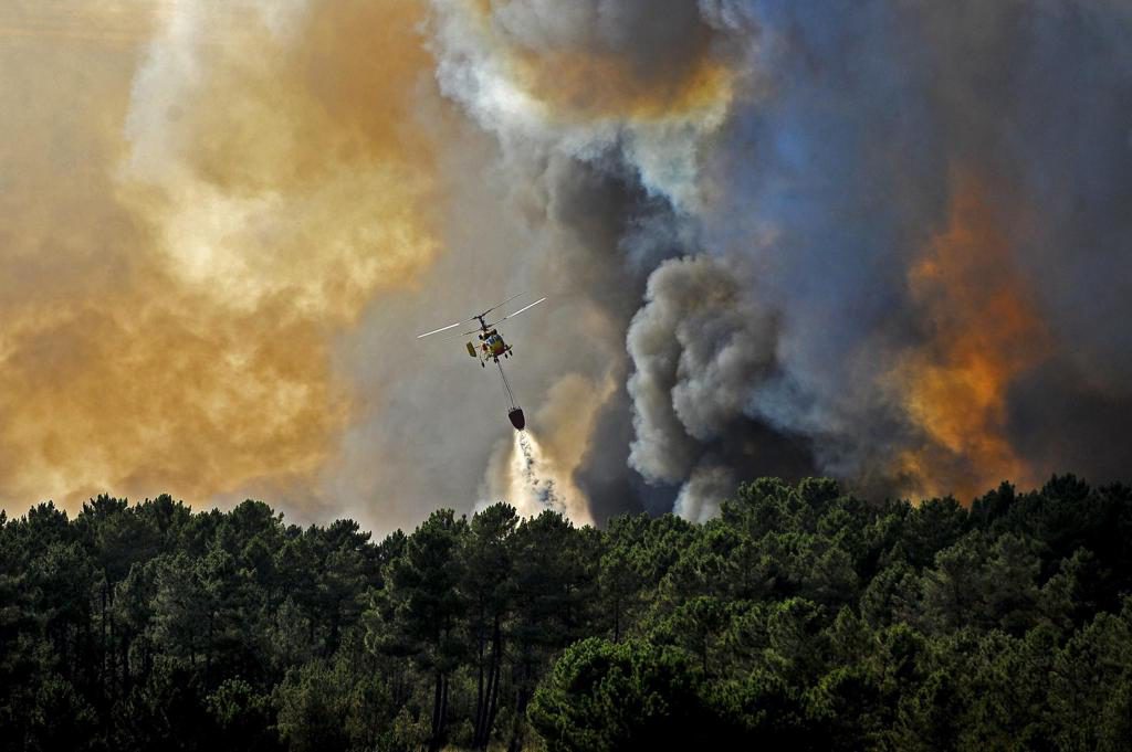 Se agrava el peligro de incendio en Portugal ante temperaturas cercanas a 38 grados