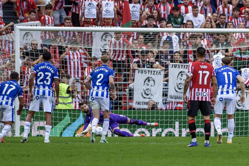 0-0. El Athletic desaprovecha un penalti y cede un empate con el Alavés