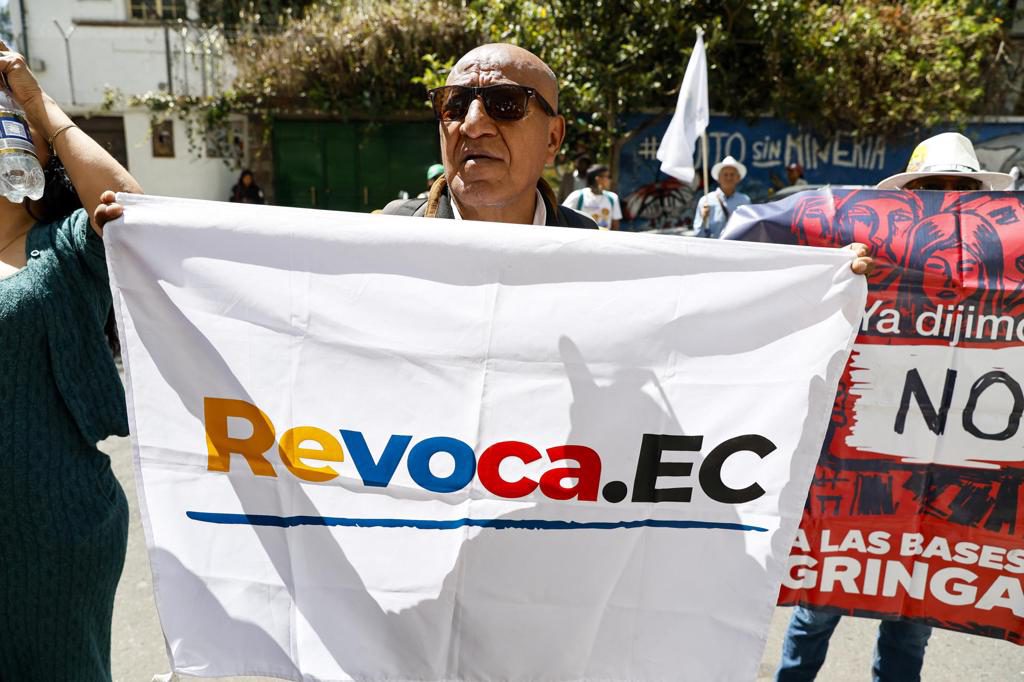 Impulsores de la revocatoria de Noboa piden a la Corte Constitucional activar el proceso
