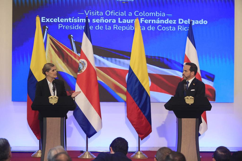 Colombia y Costa Rica muestran unidad y voluntad de cooperar contra el «narcoterrorismo»