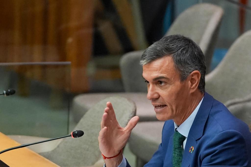 Sánchez califica de «ideológico» el discurso de Trump ante la ONU