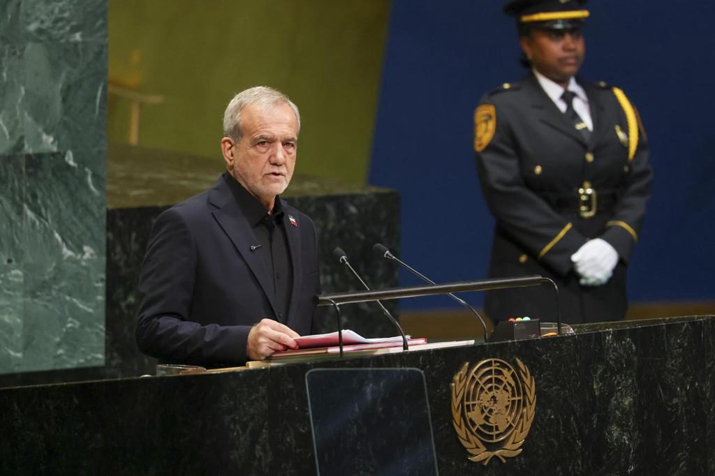 Pezeshkian acusa ante la ONU a Estados Unidos e Israel de terrorismo