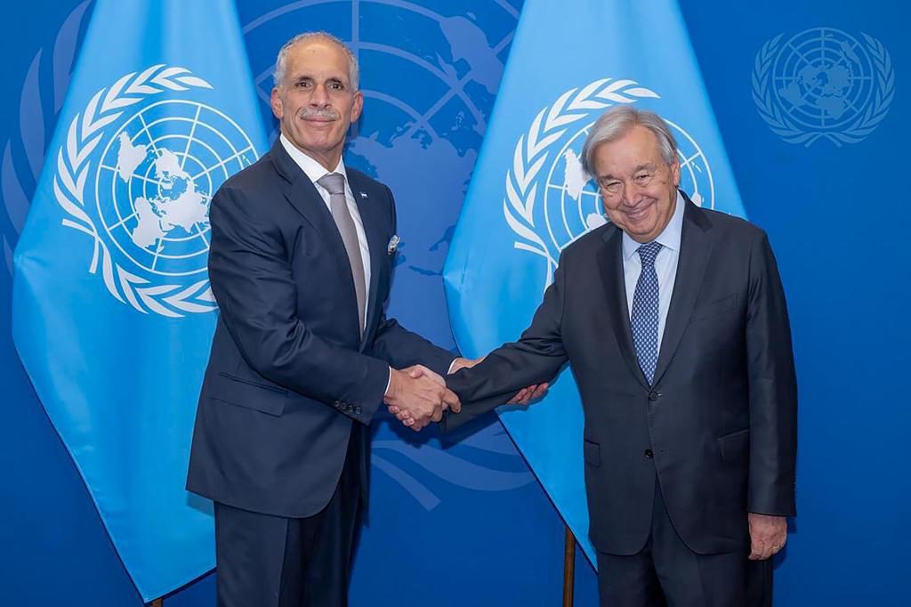 Guterres y Asfura conversan sobre la lucha contra la corrupción y el cambio climático
