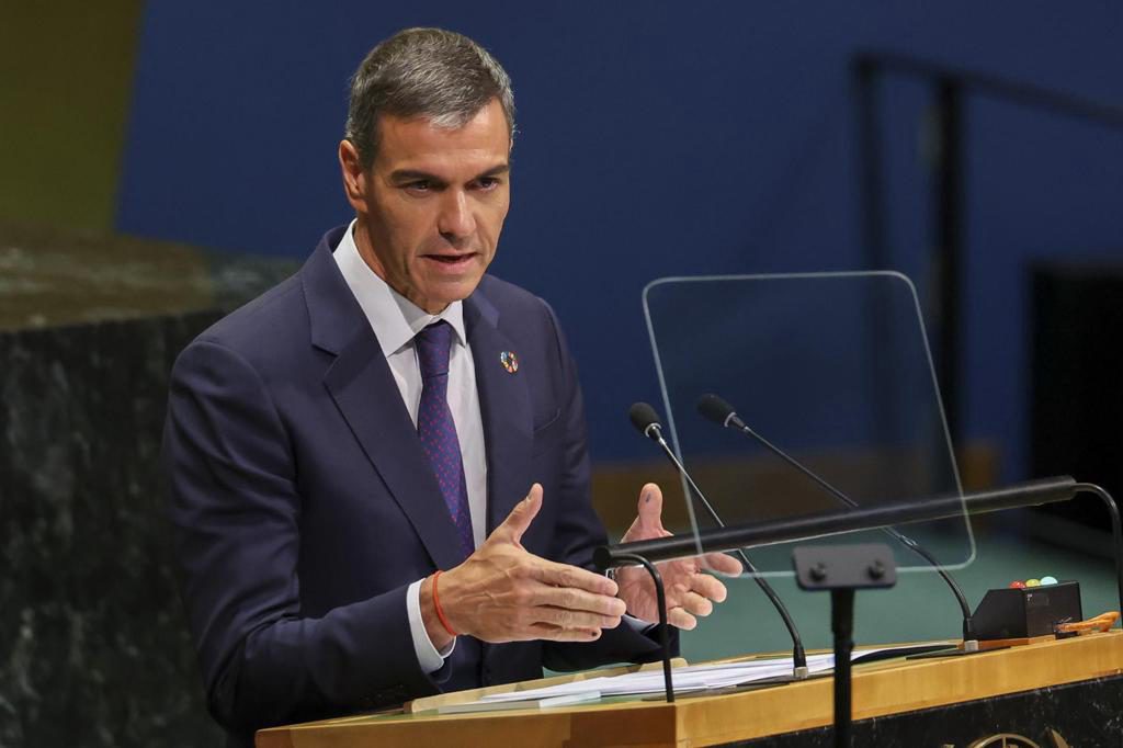 Pedro Sánchez lanza ante la Asamblea de la ONU un alegato contra las políticas de Donald Trump