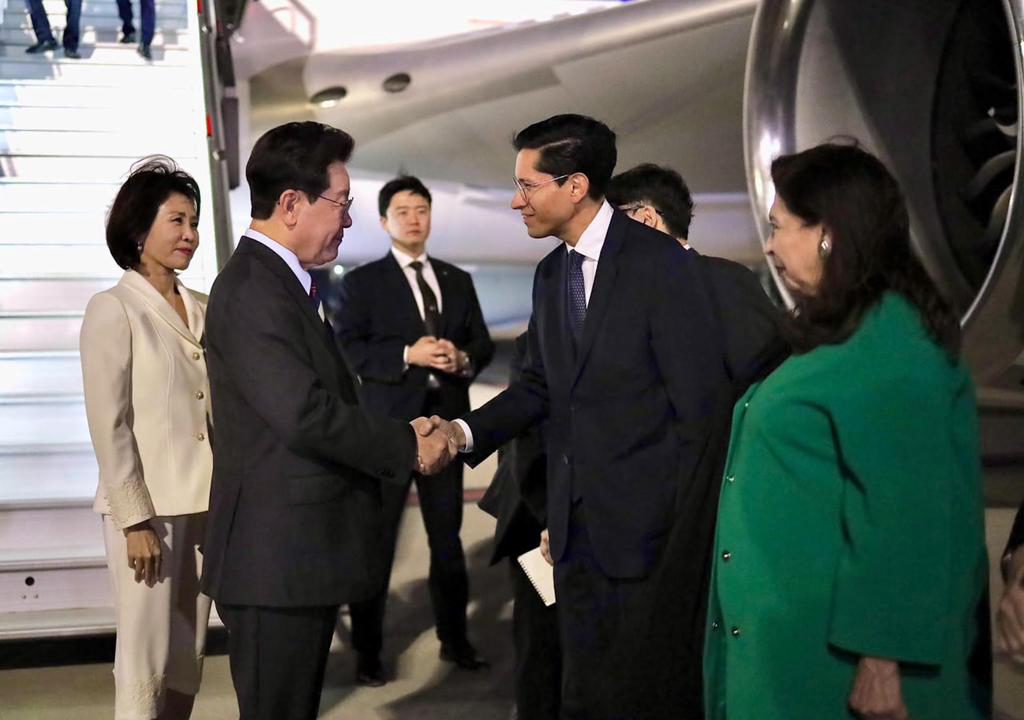 El presidente surcoreano llega a México para reunirse mañana con Sheinbaum