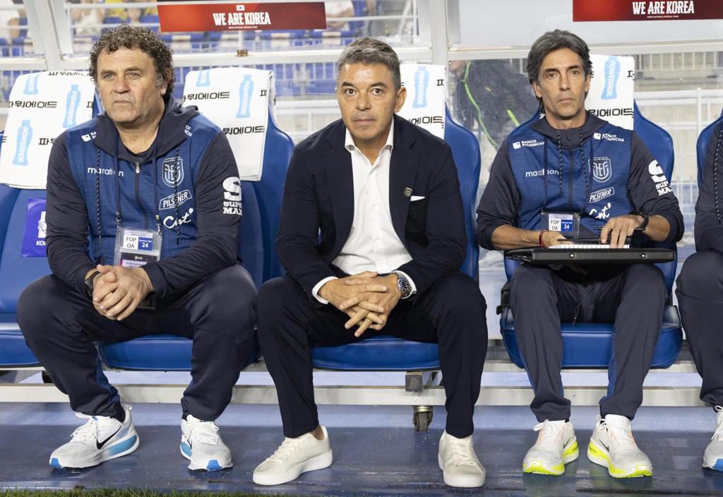 3-0. Fiasco de Ecuador en el estreno de Marcelo Gallardo