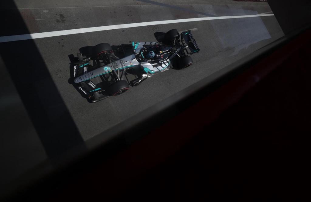 Russell también domina el segundo libre de Baku, esta vez por delante de Antonelli