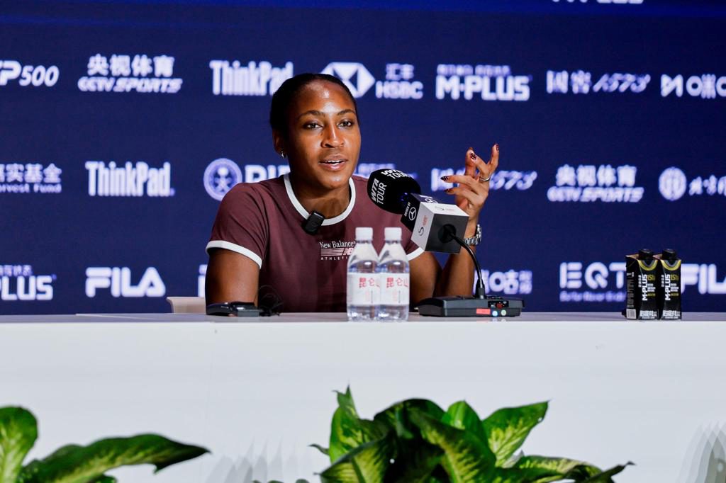 Gauff,  «sin expectativas» en Pekín y con la vista puesta en 2027