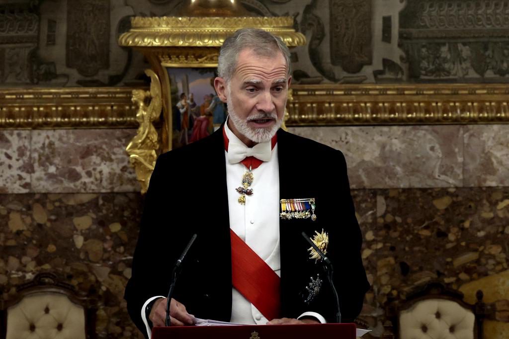 El rey de España pide más colaboración a la UE por Ceuta, una frontera que es de todos