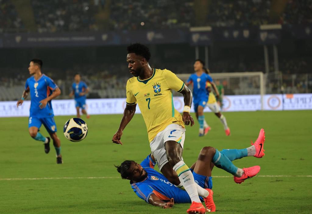 0-4. Brasil golea a la India en el primer enfrentamiento de su historia