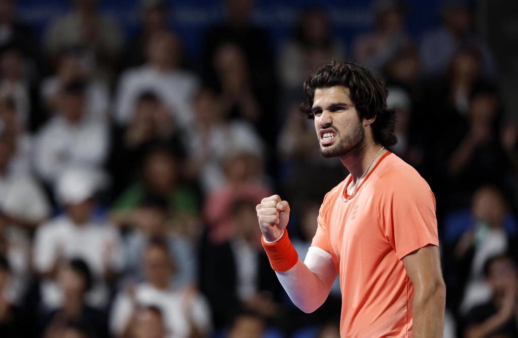 Alcaraz, optimista en Shanghái ante un final de año al que llega «fresco» tras su lesión