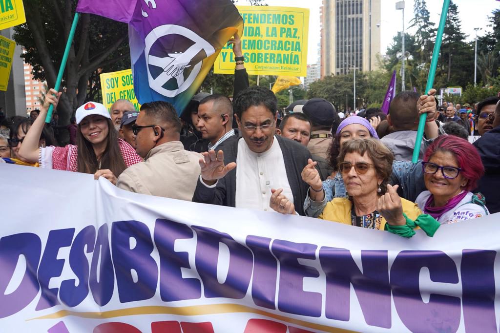 Líder opositor colombiano acusa al Gobierno de querer «intimidar» a los manifestantes