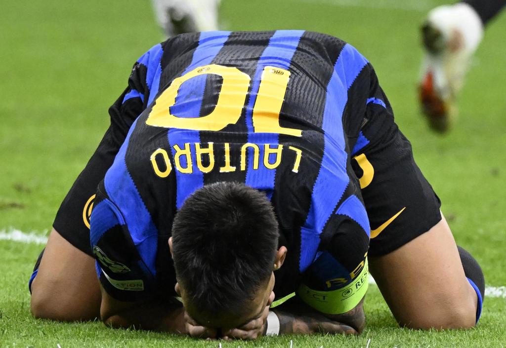 El Inter pierde a Lautaro por una lesión que le podría dejar fuera del derbi milanés