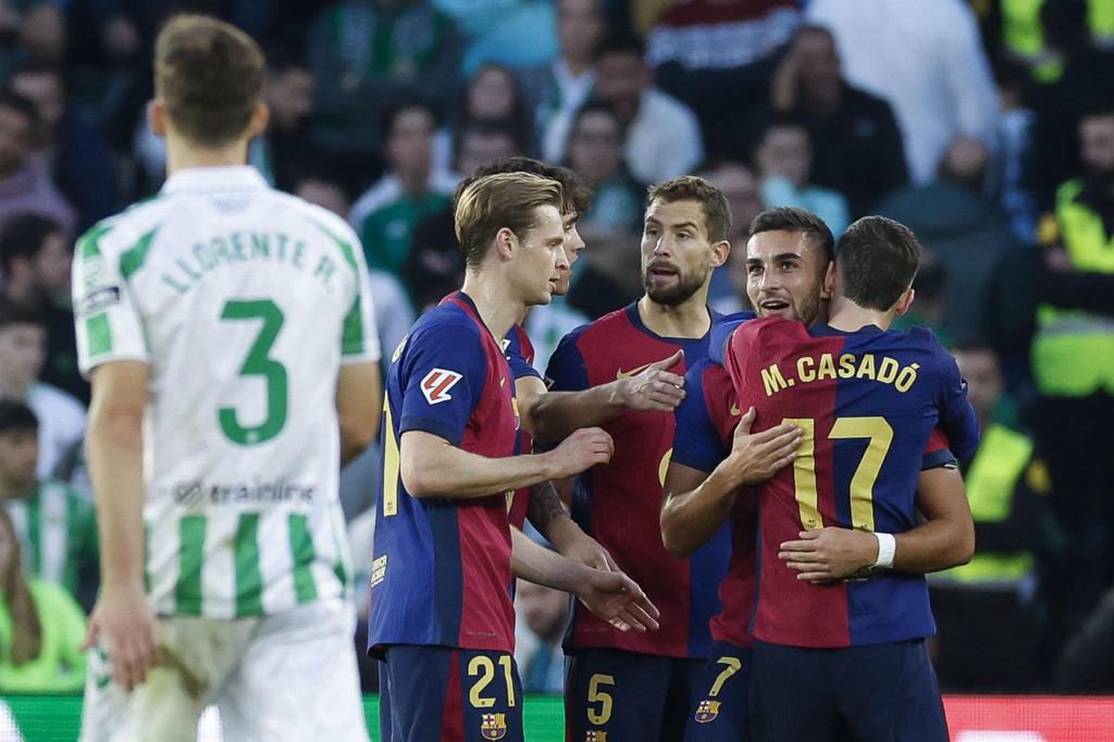 El Betis lleva tres lustros sin ganarle al Barcelona en casa