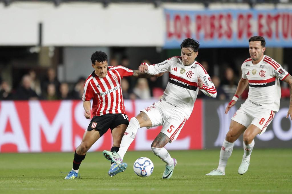 0-0. Estudiantes y Flamengo definirán la serie en Río de Janeiro