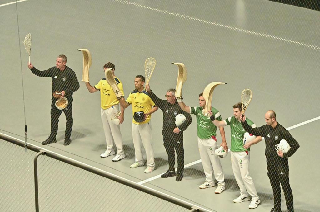 2-0. Euskadi derrota a España en el encuentro mundialista de cesta punta masculino