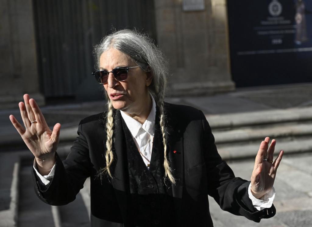 La cantante Patti Smith llega a Oviedo (España) para recoger el Premio Princesa de Asturias